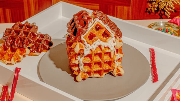 Waffle Gingerbread House